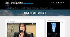 Desktop Screenshot of janetwhitneymft.com